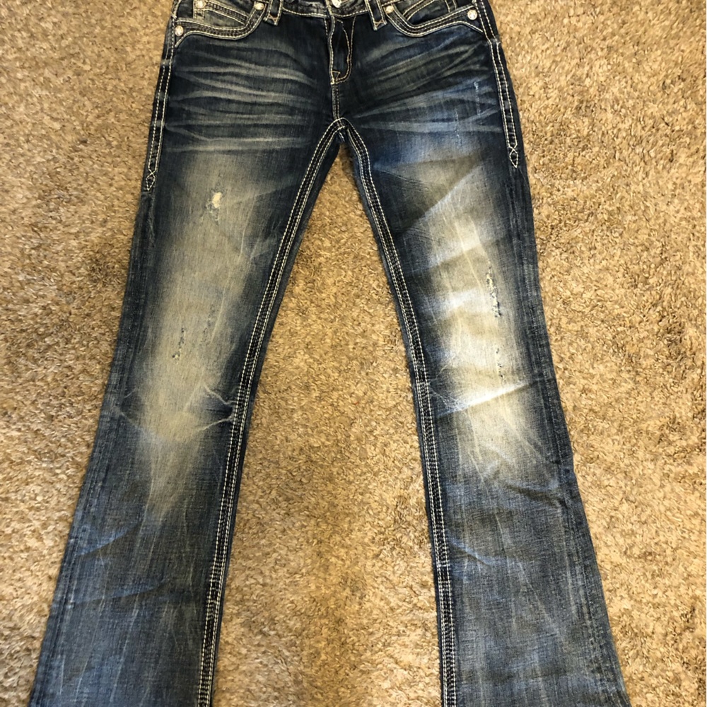 Women’s Rock Revival Jeans. Johanna Boot Sz 27, 31” length